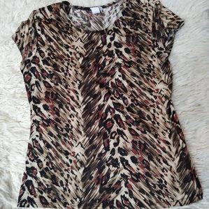 KC Stevens printed top